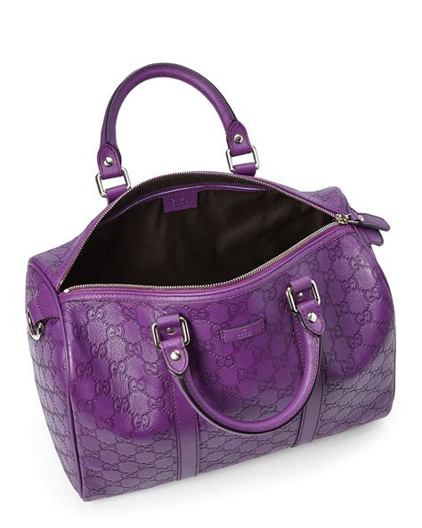 purple Gucci purse